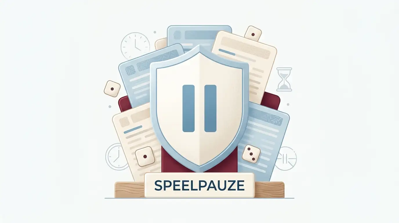 Neutrale illustratie van Nederlands spelersbeschermingsregister en verantwoord spelen